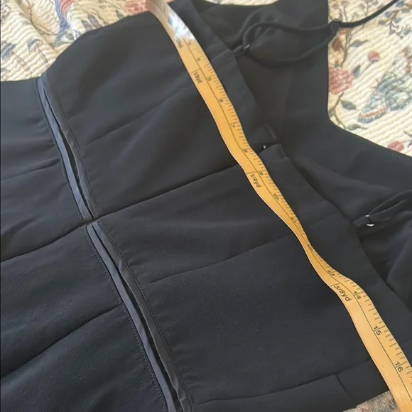 Anthropologie Maeve Black Asymmetrical Jumpsuit with Wide-Leg Design - Picture 13 of 13